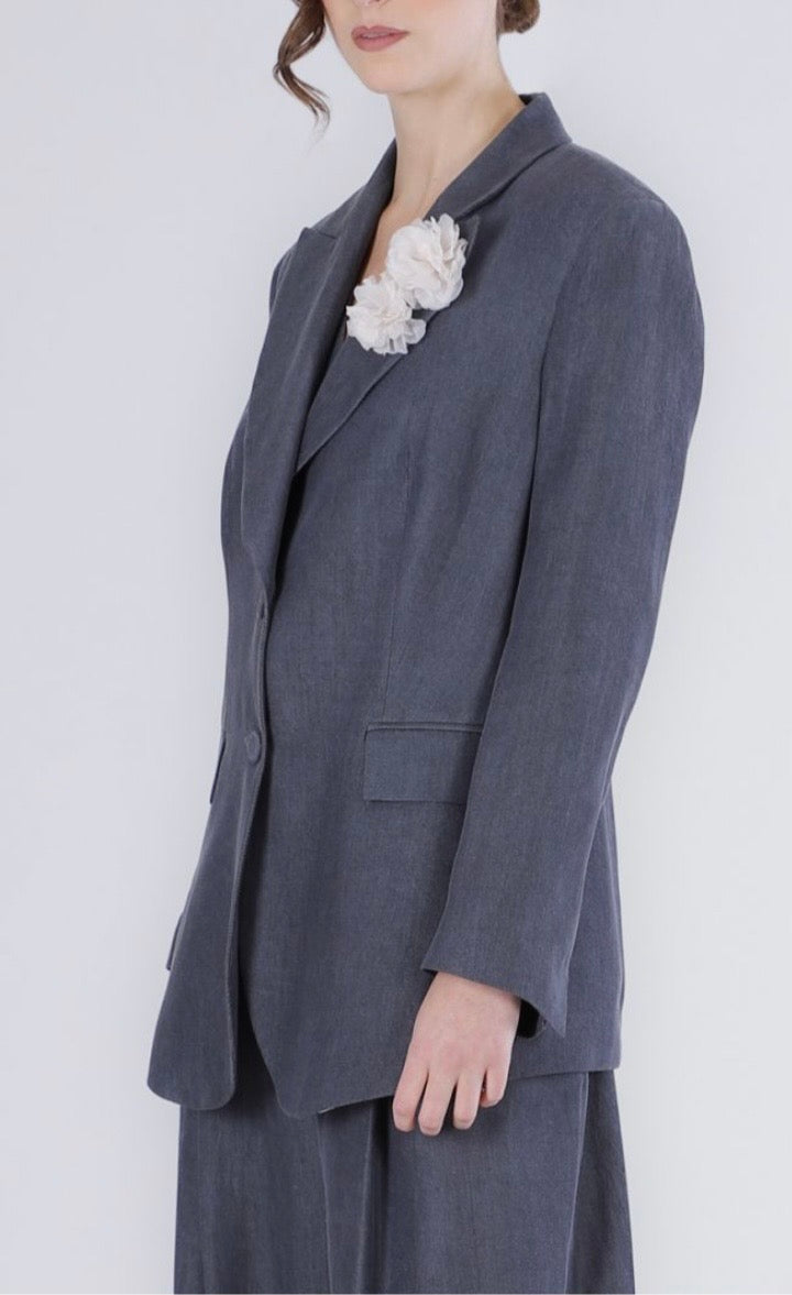 Giacca in tencel  ￼