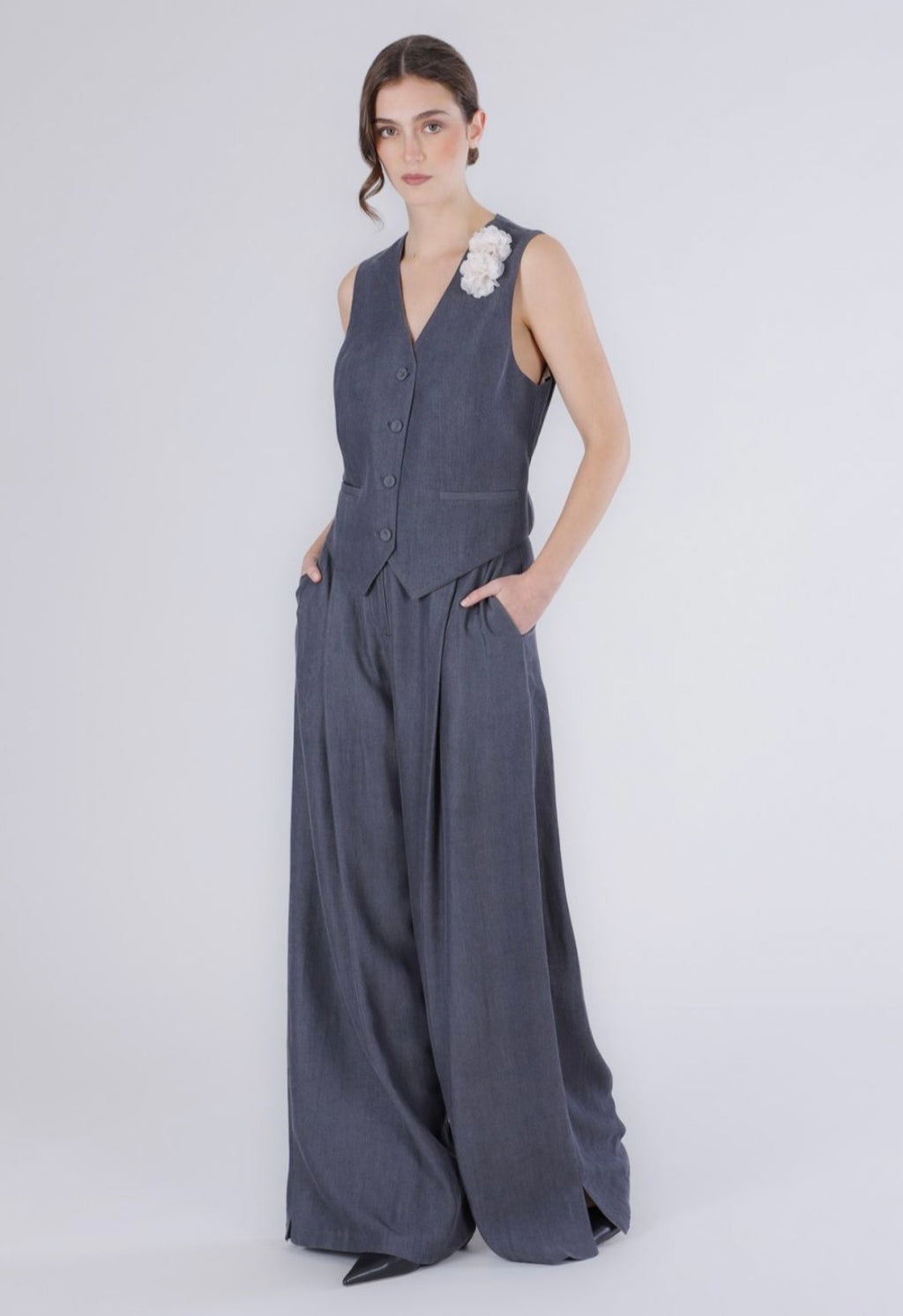 Gilet in tencel