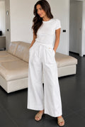 Pantaloni White Wise