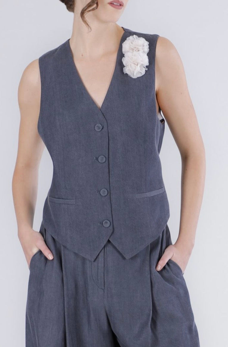Gilet in tencel