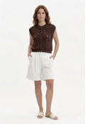 Shorts  White Wise Donna