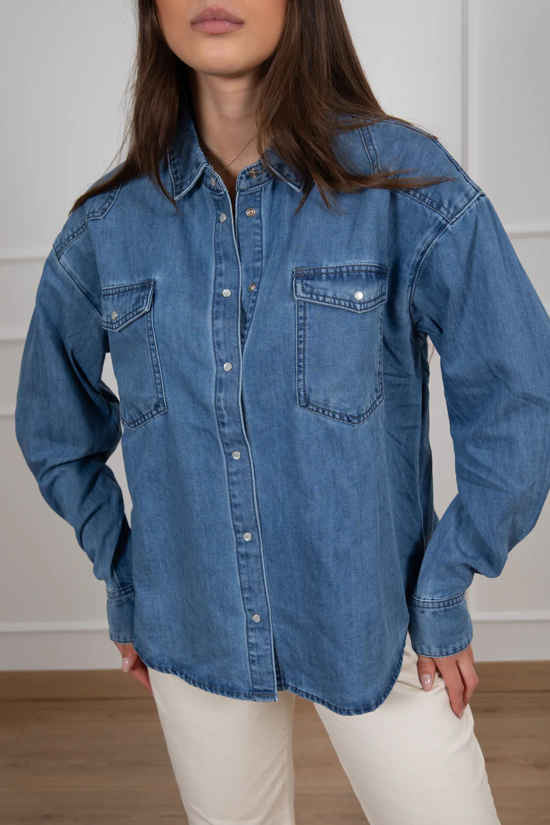 Camicia Jeans Please Donna