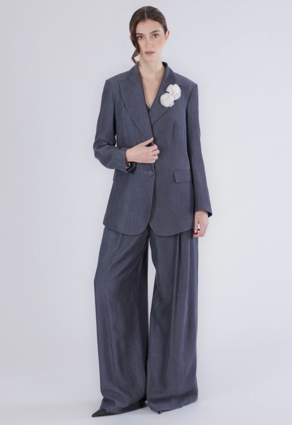 Giacca in tencel  ￼