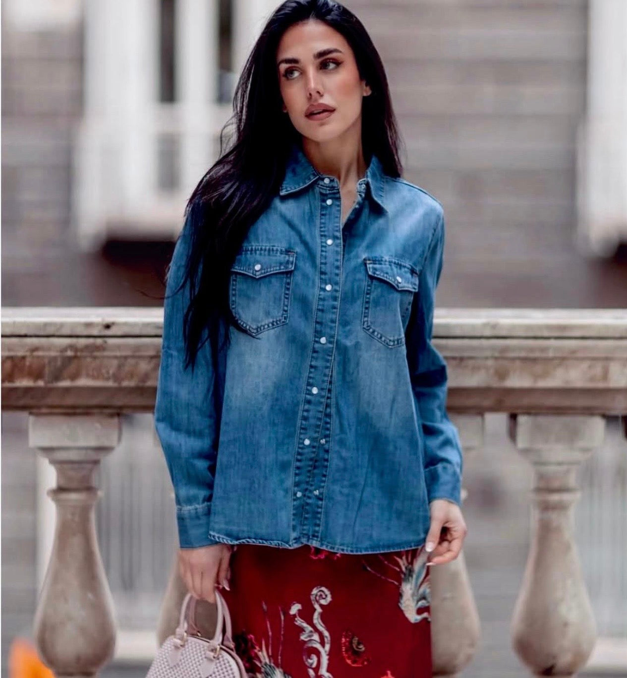 Camicia Jeans Please Donna