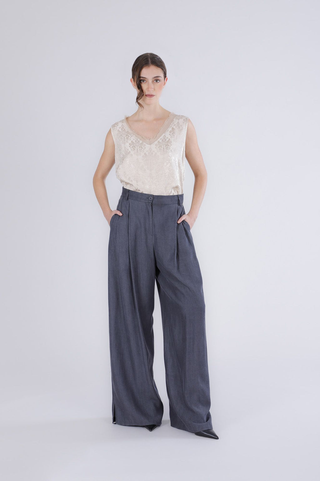 Pantalone in tencel